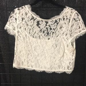 Beautiful White Lace Top!
